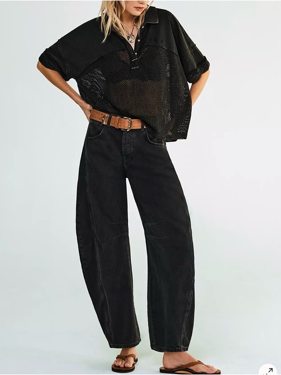 We The Free Denim - We the Free People barrel jeans Relaxed size 28